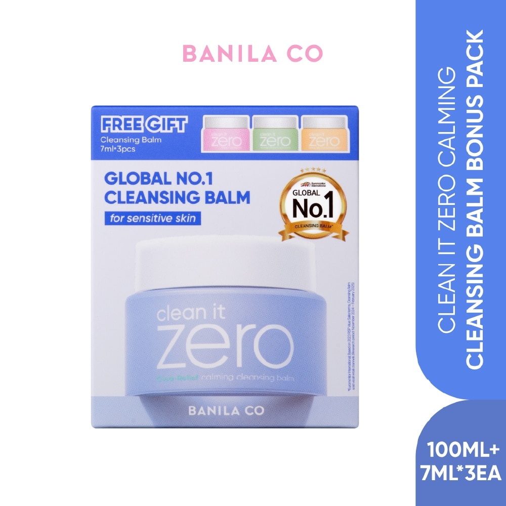Clean it Zero Calming Cleansing Balm Bonus Pack (7ml x 3s) + 100ml