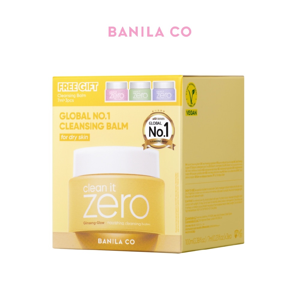 Clean it Zero Nourishing Cleansing Balm Bonus Pack (7ml x 3s) + 100ml