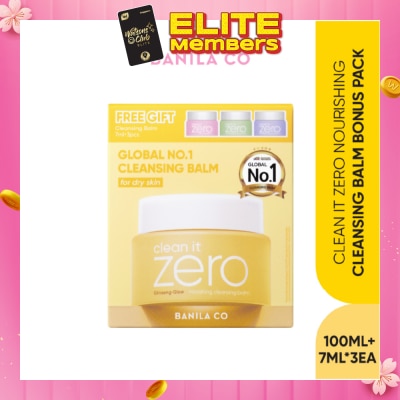 BANILA CO Clean it Zero Nourishing Cleansing Balm Bonus Pack (7ml x 3s) + 100ml