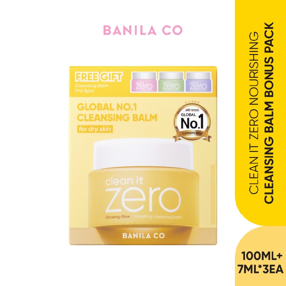 Clean it Zero Nourishing Cleansing Balm Bonus Pack (7ml x 3s) + 100ml