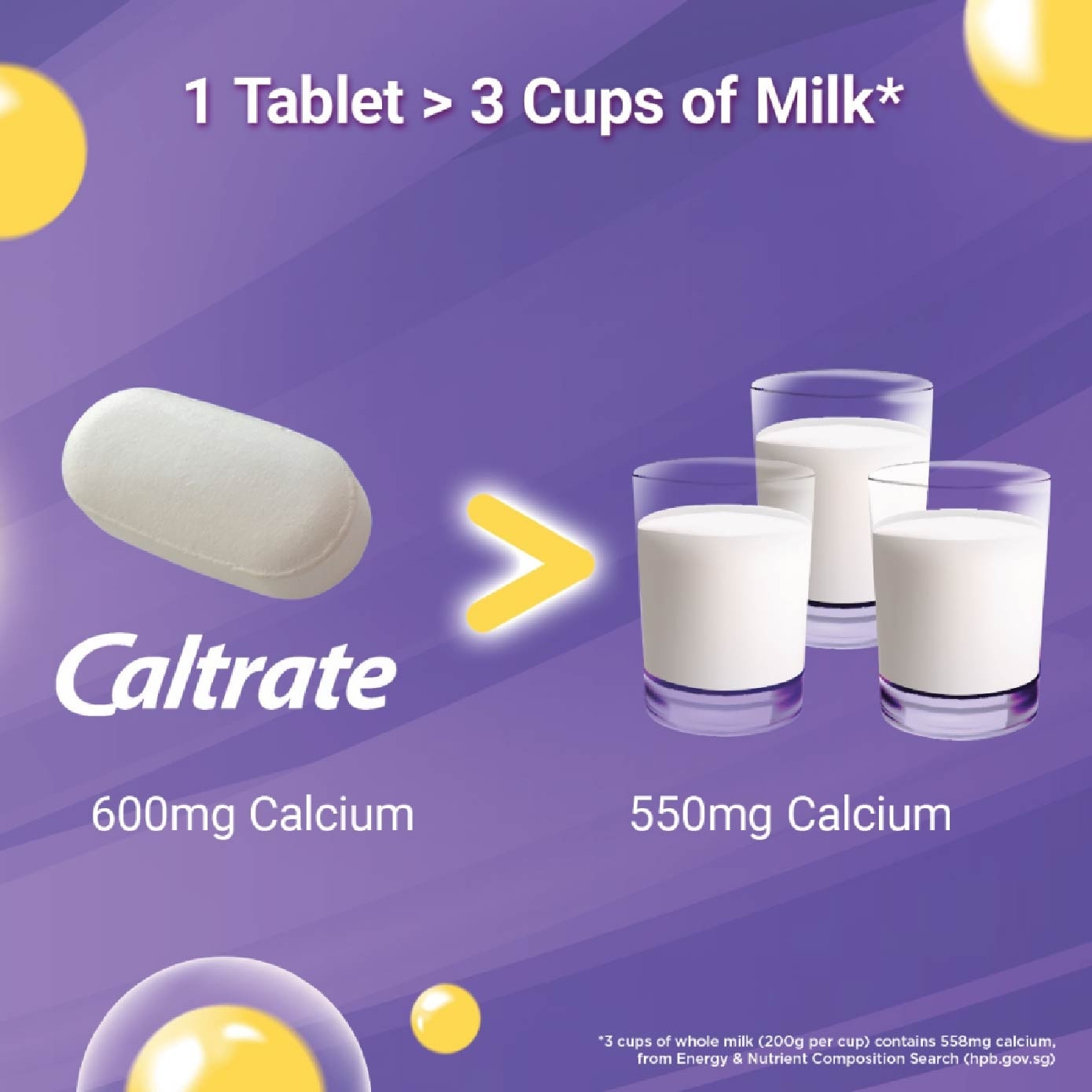 Bone & Muscle Health Plus 600+D3 Plus Minerals Triple Action Supplement Tablets 100s