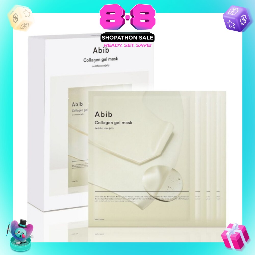 Collagen Gel Jericho Rose Jelly Face Mask 4s