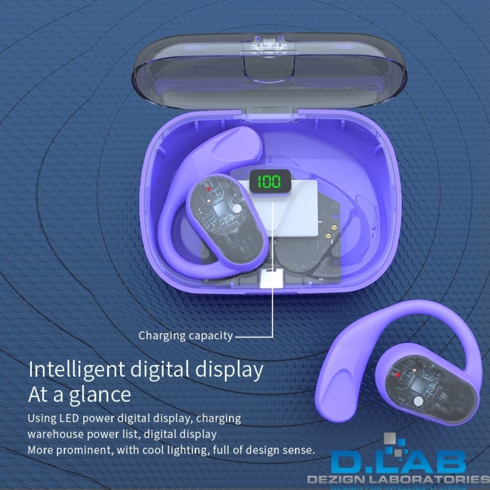 True Open Wireless Earbuds (OWS-NPLUS4) Black Color 1s
