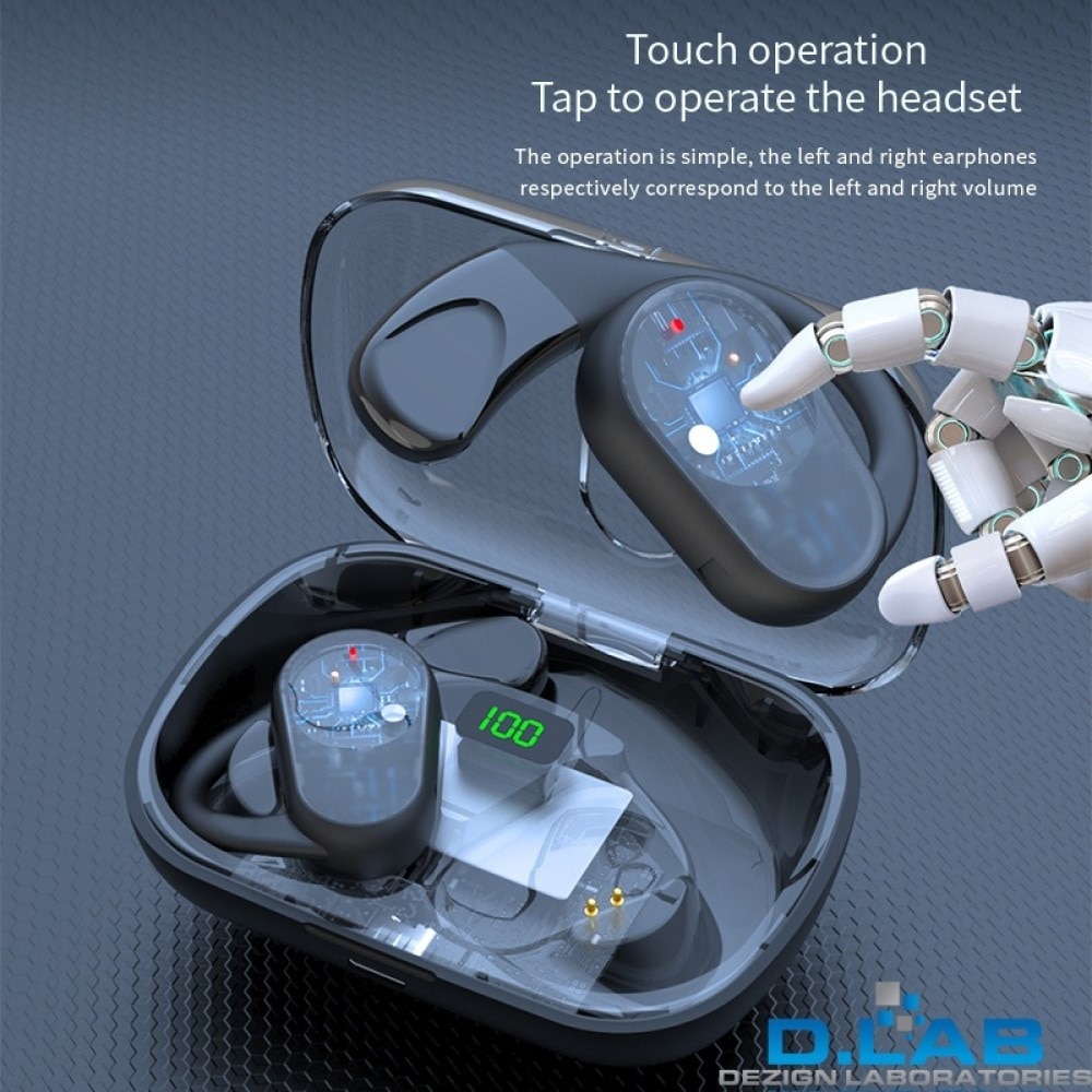 True Open Wireless Earbuds (OWS-NPLUS4) Black Color 1s
