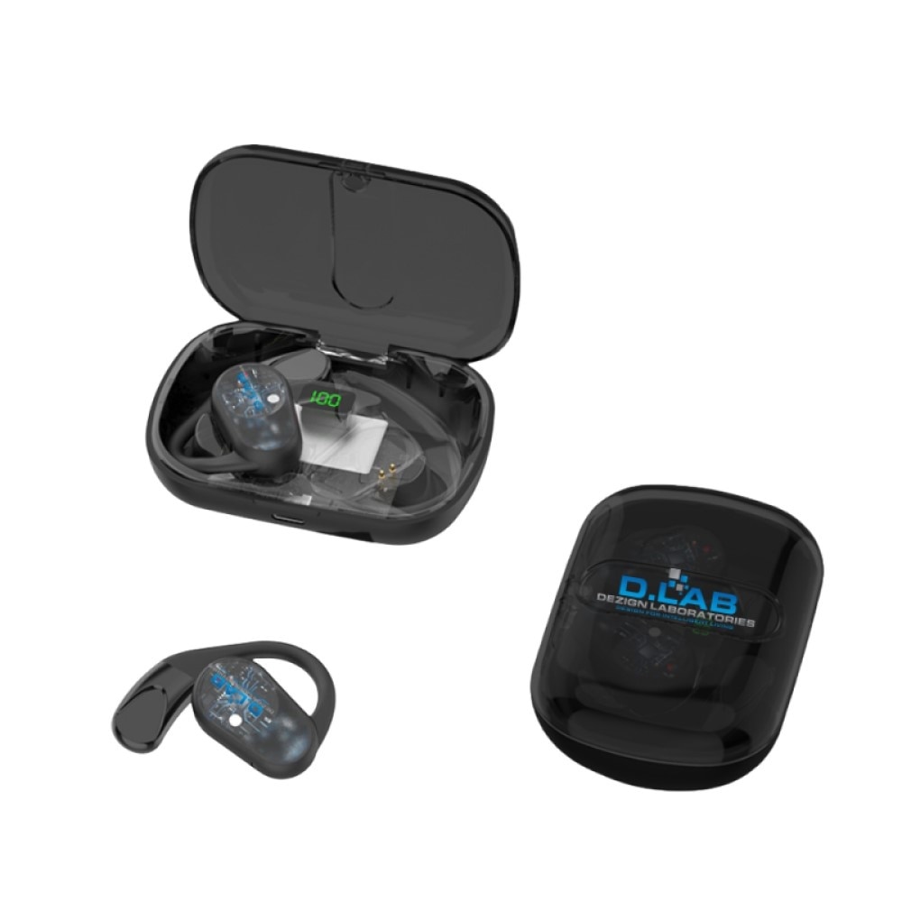 True Open Wireless Earbuds (OWS-NPLUS4) Black Color 1s