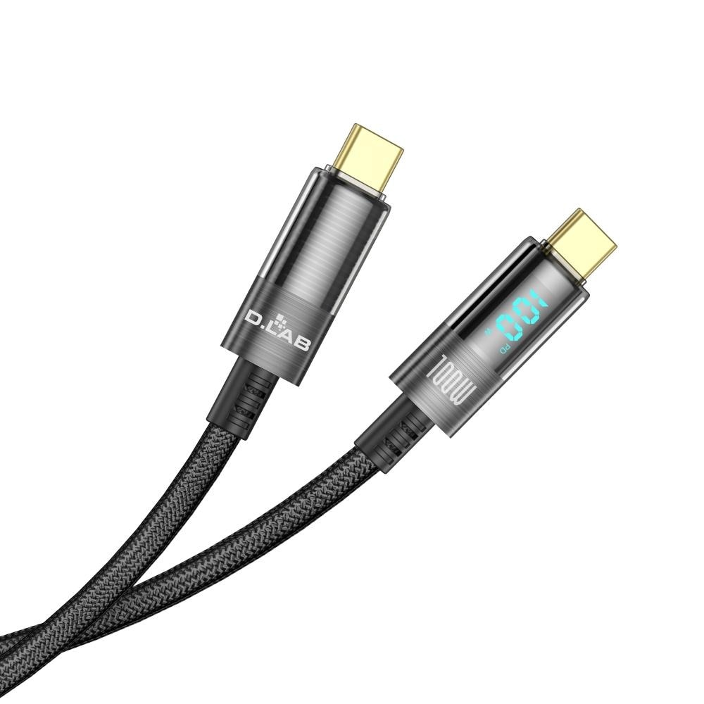100W Type C to C Digital Display Charging Cable (NPLUS5) 1s