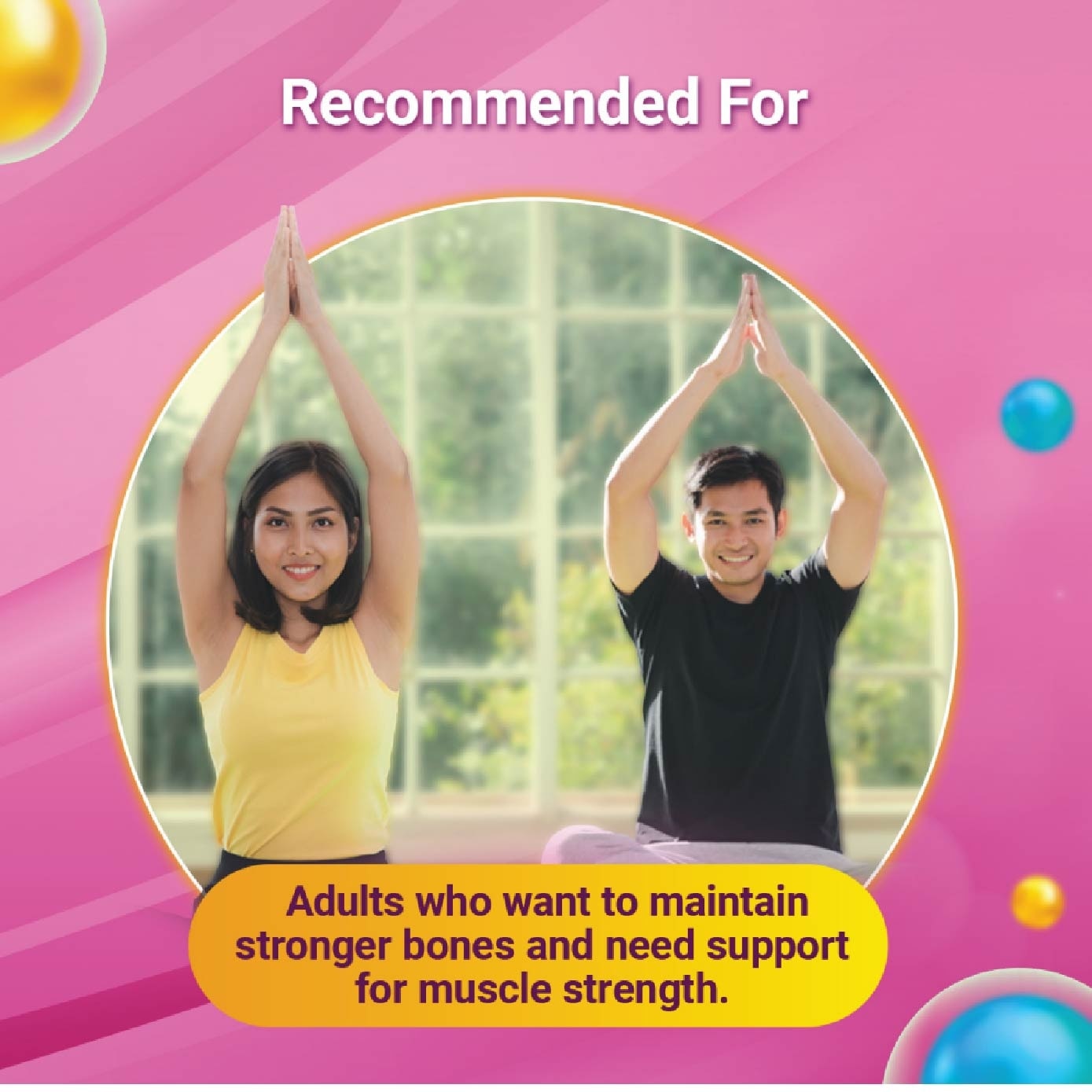 Bone & Muscle Health (600+ D3 Calcium supplement with 500IU Vitamin D3) 100s<BR>