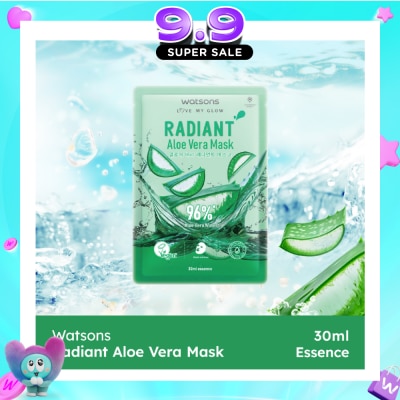 WATSONS - Radiant Aloe Vera Facial Mask 1s image