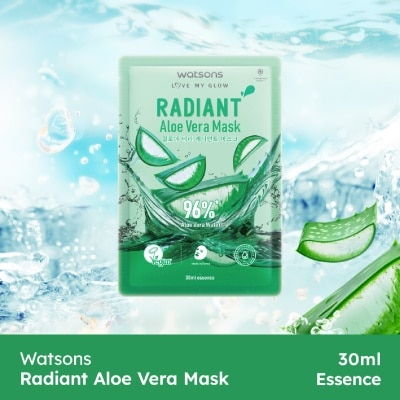 WATSONS - Radiant Aloe Vera Facial Mask 1s