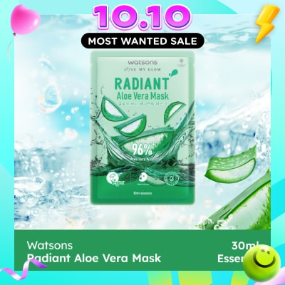 WATSONS Radiant Aloe Vera Facial Mask 1s image