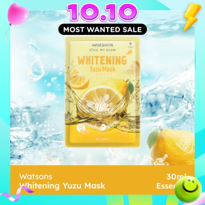 WATSONS Whitening Yuzu Sheet Mask 30ml x 1s image