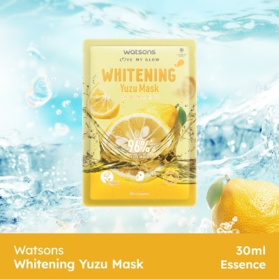 WATSONS - Whitening Yuzu Sheet Mask 30ml x 1s