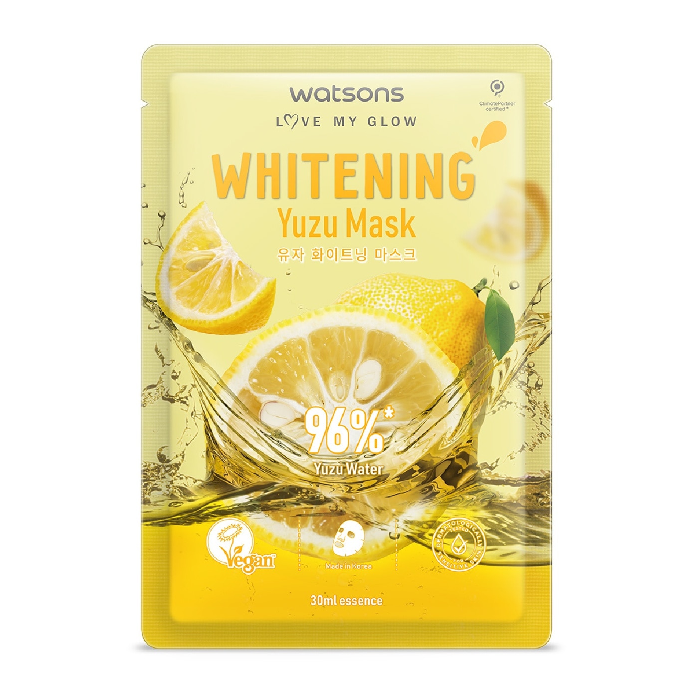 Whitening Yuzu Sheet Mask 30ml x 1s