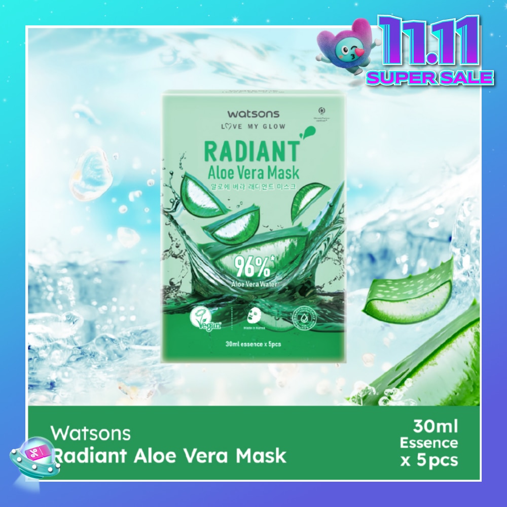 Radiant Aloe Vera Mask 30ml x 5s