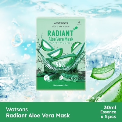 WATSONS Radiant Aloe Vera Mask 30ml x 5s