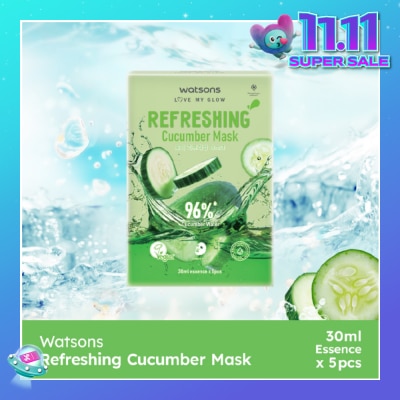 WATSONS Refreshing Cucumber Mask 30ml x 5s