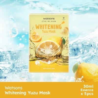 WATSONS Whitening Yuzu Mask 30ml x 5s