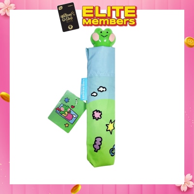 WATSONS Line Friends Minini Lenini 3 Fold Manual UV Umbrella With 3D Head Handle 1s