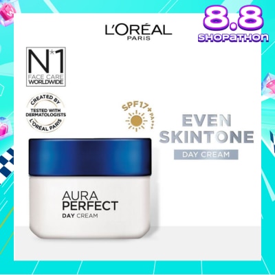 L'OREAL PARIS SKINCARE Aura Perfect Day Cream SPF17+ PA+++ (Evens Skintone) 50ml