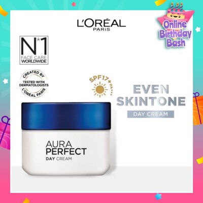 L'OREAL PARIS SKINCARE Aura Perfect Day Cream SPF17+ PA+++ (Evens Skintone) 50ml