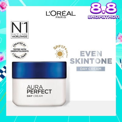 L'OREAL PARIS SKINCARE Aura Perfect Day Cream SPF17+ PA+++ (Evens Skintone) 50ml