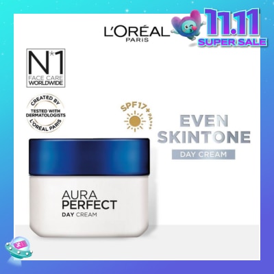 L'OREAL PARIS SKINCARE Aura Perfect Day Cream SPF17+ PA+++ (Evens Skintone) 50ml