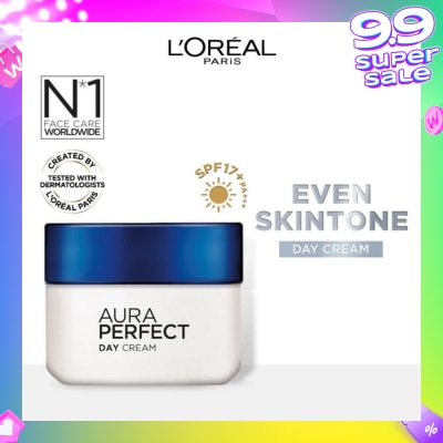 L'OREAL PARIS SKINCARE Aura Perfect Day Cream SPF17+ PA+++ (Evens Skintone) 50ml