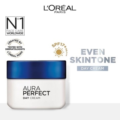 L'OREAL PARIS SKINCARE Aura Perfect Day Cream SPF17+ PA+++ (Evens Skintone) 50ml