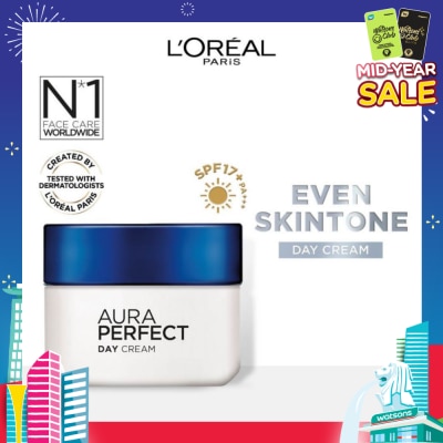 L'OREAL PARIS SKINCARE Aura Perfect Day Cream SPF17+ PA+++ (Evens Skintone) 50ml