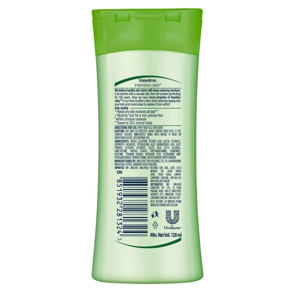 Intensive Care Aloe Soothe Body Lotion (Restore & Refresh Dry Skin) 120ml