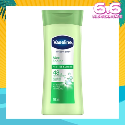 VASELINE Intensive Care Aloe Soothe Po-Ceramide Hand & Body Lotion 100ml