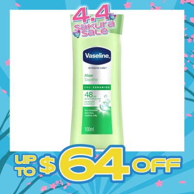 VASELINE - Intensive Care Aloe Soothe Po-Ceramide Hand & Body Lotion 100ml