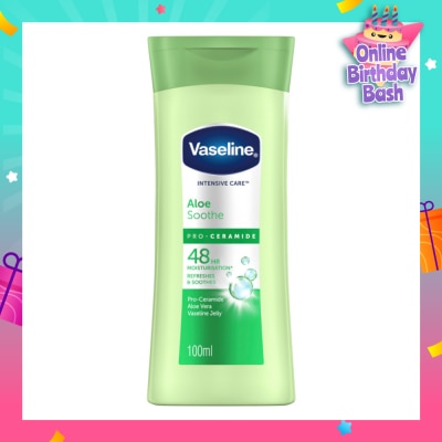 VASELINE Intensive Care Aloe Soothe Po-Ceramide Hand & Body Lotion 100ml