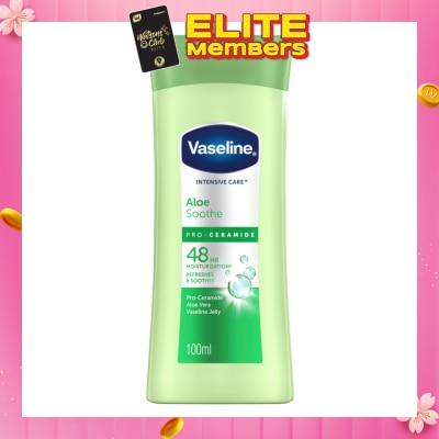 VASELINE Intensive Care Aloe Soothe Po-Ceramide Hand & Body Lotion 100ml