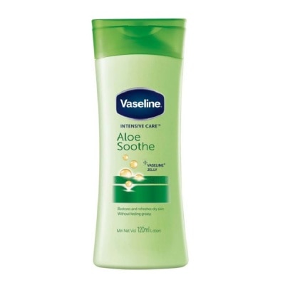 VASELINE Intensive Care Aloe Soothe Body Lotion (Restore & Refresh Dry Skin) 120ml