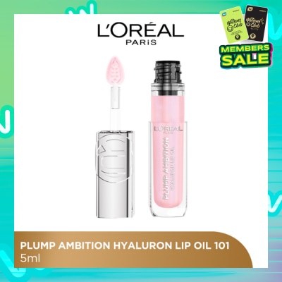 L'OREAL PARIS MAKEUP Plump Ambition Plumping Lip Oil  Cristal Clear 101 30.5g