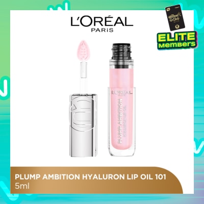 L'OREAL PARIS MAKEUP Plump Ambition Plumping Lip Oil  Cristal Clear 101 30.5g