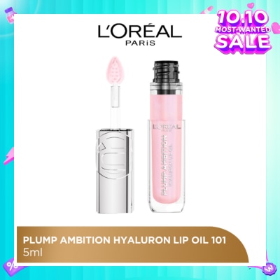L'OREAL PARIS MAKEUP Plump Ambition Plumping Lip Oil  Cristal Clear 101 30.5g