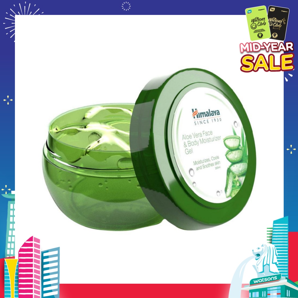 Aloe Vera Face & Body Moisturizing Gel (Moisturises + Cool & Soothes Skin) 300ml