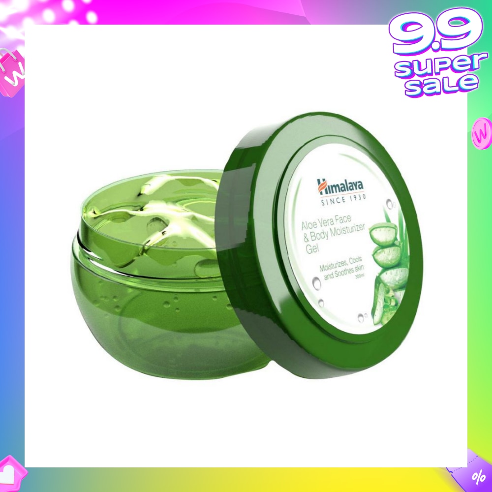 Aloe Vera Face & Body Moisturizing Gel (Moisturises + Cool & Soothes Skin) 300ml