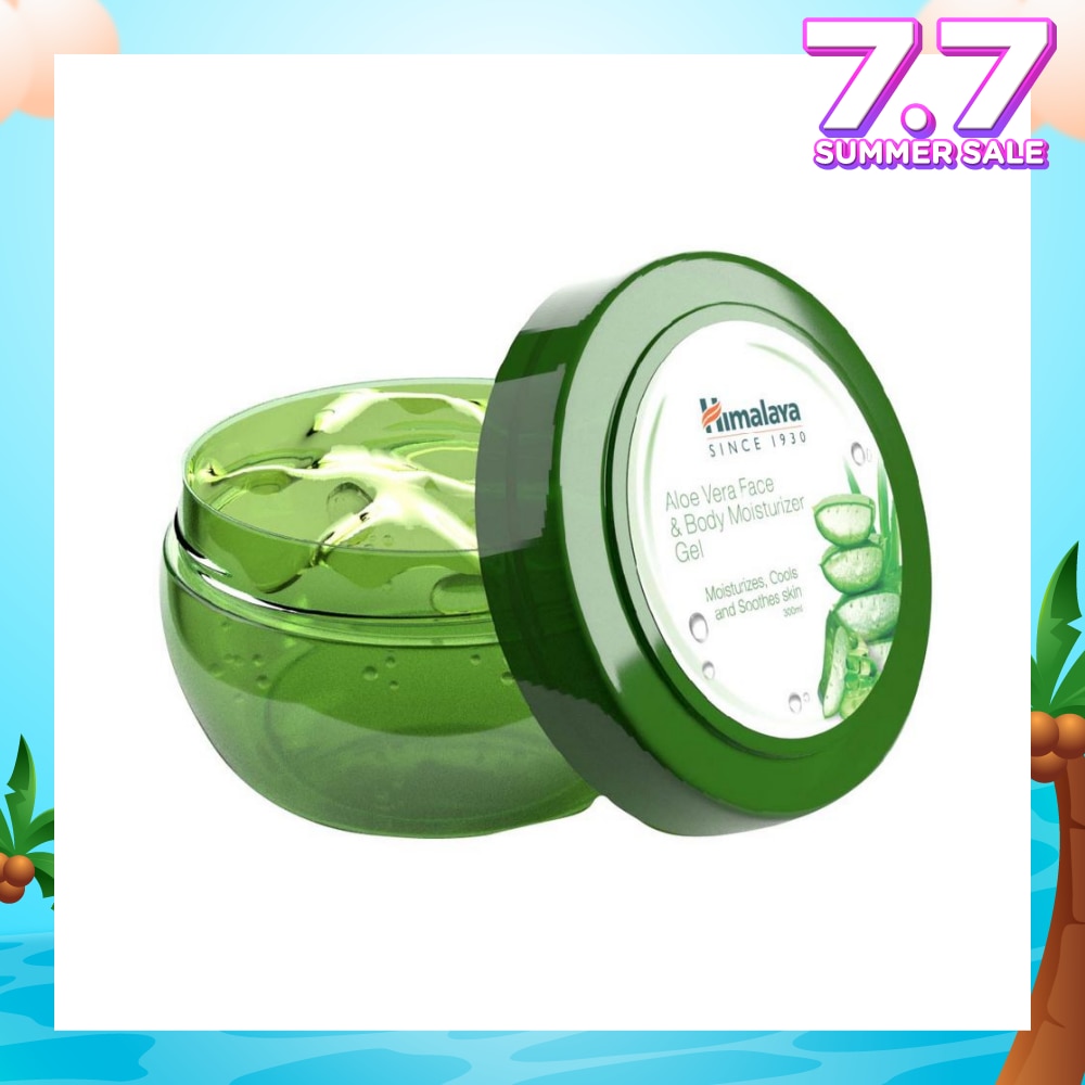 Aloe Vera Face & Body Moisturizing Gel (Moisturises + Cool & Soothes Skin) 300ml