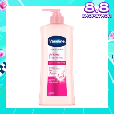VASELINE Healthy Bright UX Extra Brightening Gluta Ceramide Hand & Body Lotion 320ml