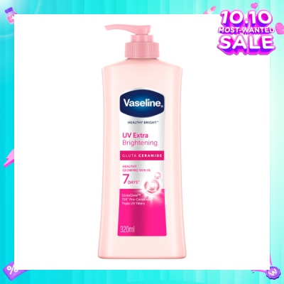 VASELINE Healthy Bright UX Extra Brightening Gluta Ceramide Hand & Body Lotion 320ml