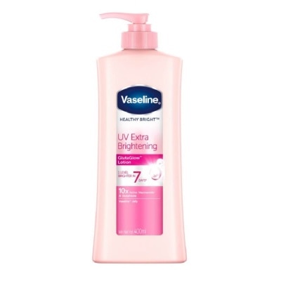 VASELINE Healthy Bright UV Extra Brightening GlutaGlow Body Lotion (Help Heal Dull Damaged for Healthier Brighter Skin) 400ml