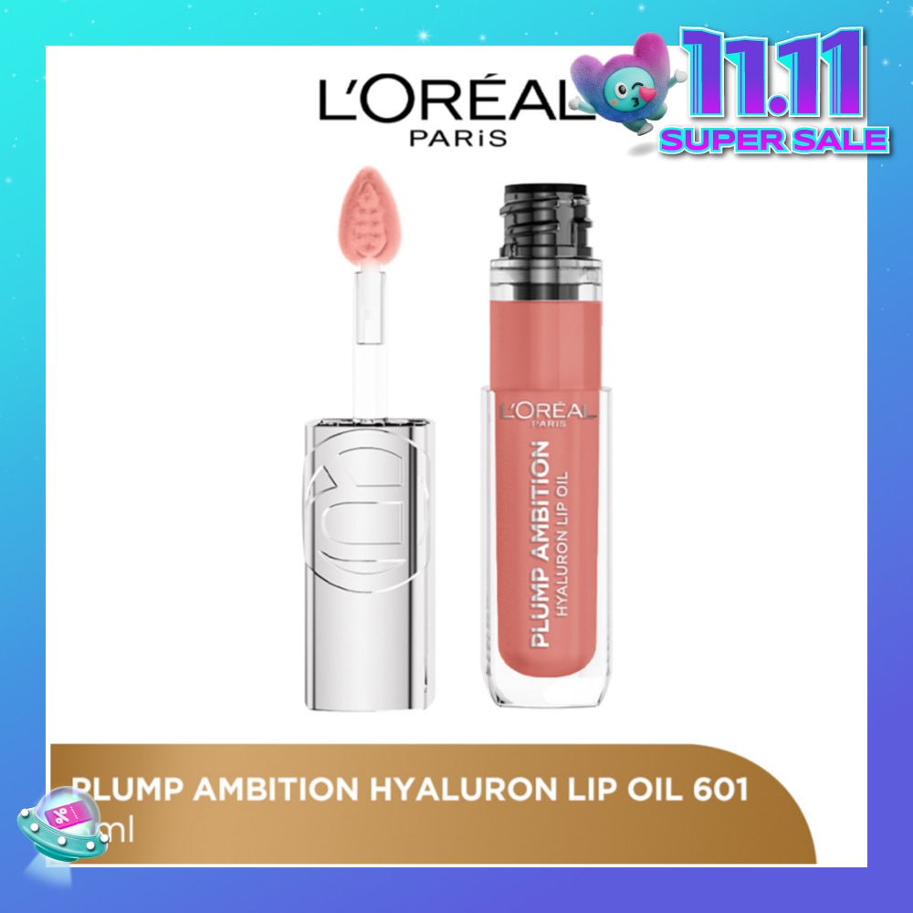 L'OREAL PARIS MAKEUP Plump Ambition Plumping Lip Oil Worth It 601 30.5g