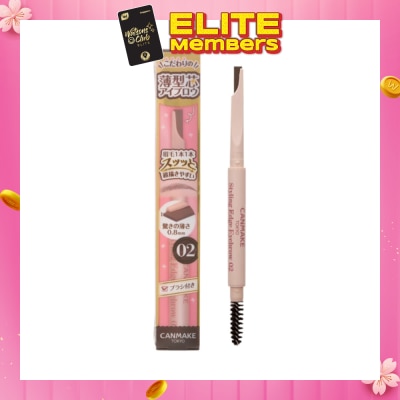 CANMAKE Styling Edge Eyebrow 02 Ash Brown 0.13g