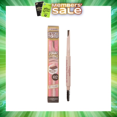 CANMAKE - Styling Edge Eyebrow 02 Ash Brown 0.13g