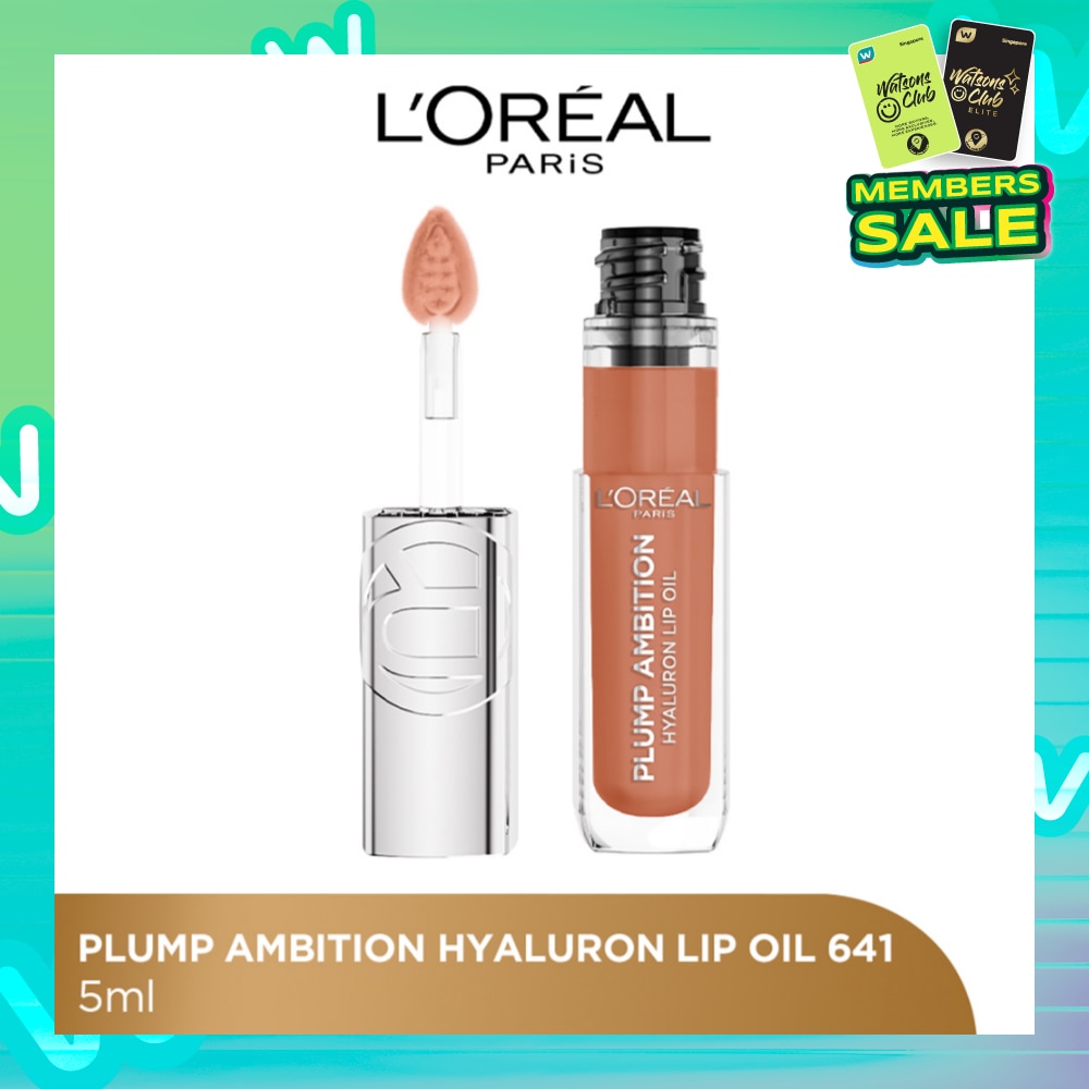 L'OREAL PARIS MAKEUP Plump Ambition Plumping Lip Oil Latte Glacé 641 30.5g