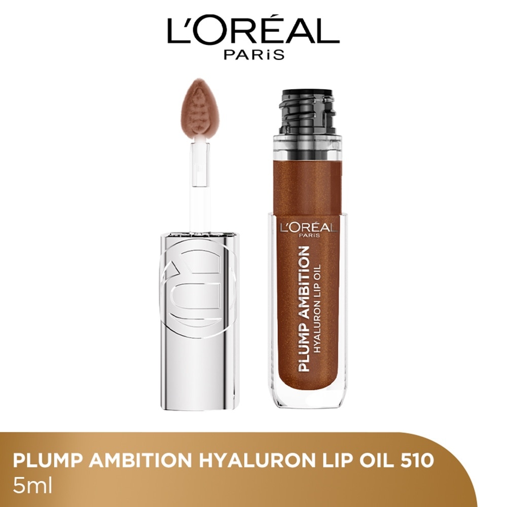 L'OREAL PARIS MAKEUP Plump Ambition Plumping Lip Oil La Nuit Sparkle 510 30.5g