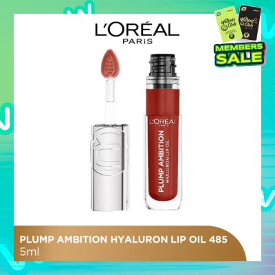 L'OREAL PARIS MAKEUP Plump Ambition Plumping Lip Oil Wine O' Clock 485 30.5g